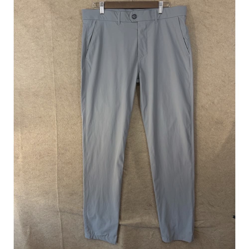 Greyson Golf‎ Pants Mens 34x33.5 Gray Montauk Performance Stretch - SIZE NOTE